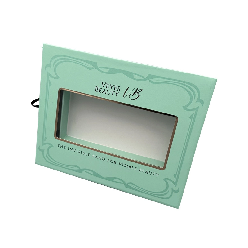 Custom Design Branded Packing Cosmetic Gift Packaging Skincare Packaging Box With Window