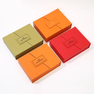 Custom Large Logo Magnetic Folding Gift Box Luxury Rigid Cardboard Packaging For Personal Care New Design