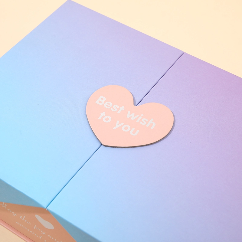 Custom Logo Luxury Recyclable Cardboard Rigid Folding Gift Box For Packaging 