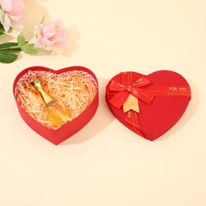 Custom Printed Logo Cardboard Gift Chocolates Packaging Wedding Favour Boxes with Ribbon